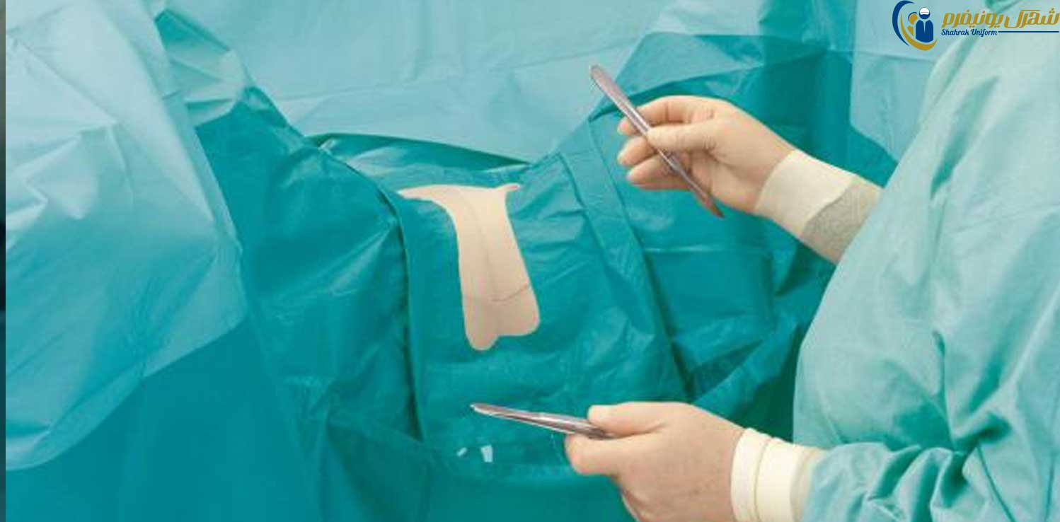 طرز پوشش و استفاده از شان های جراحی